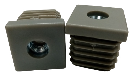 

Zaślepka wkładka z gwintem metalowym M8 25x25 Szar