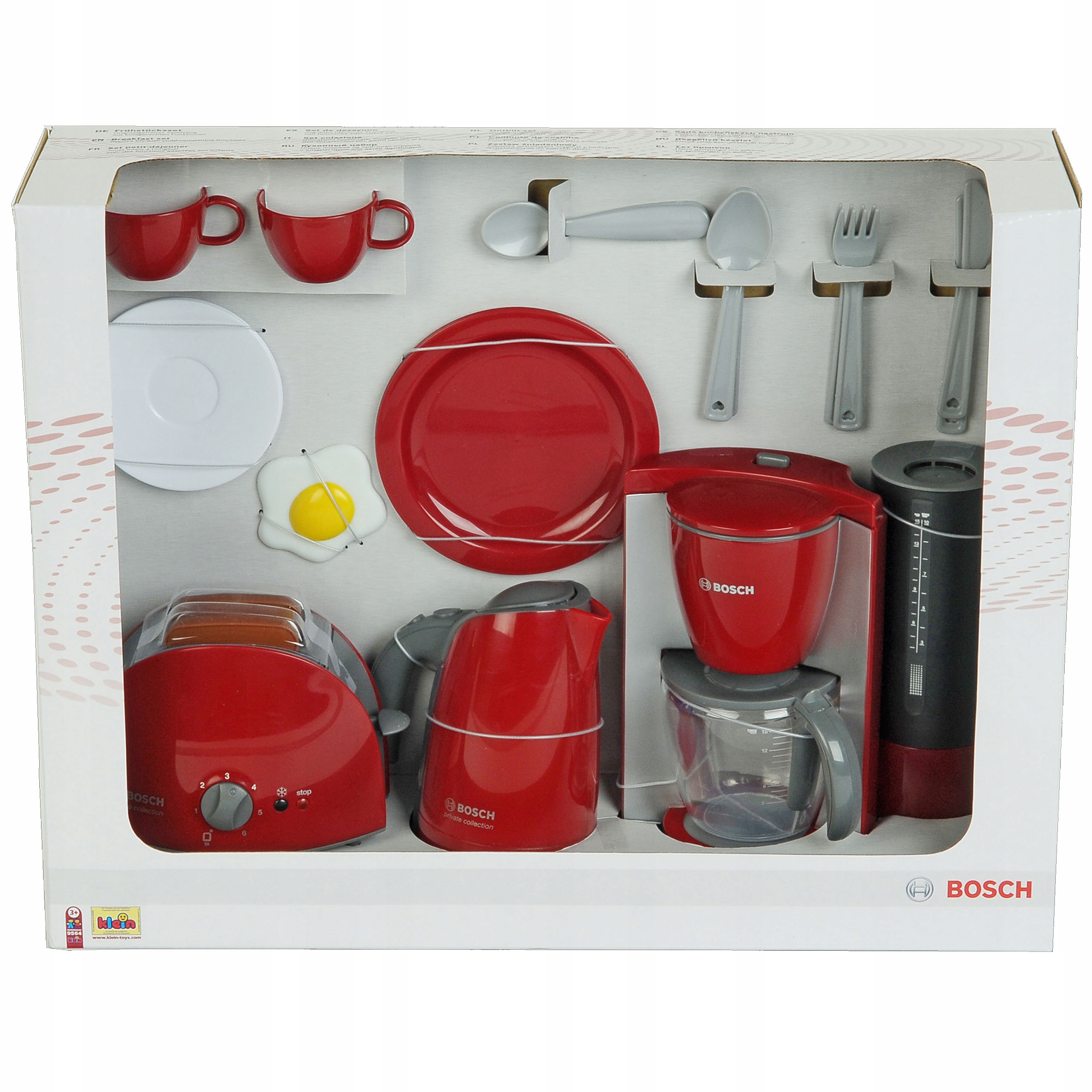 ZESTAW AGD BOSCH CZAJNIK TOSTER EKSPRES NACZYNIA Kod producenta 9564