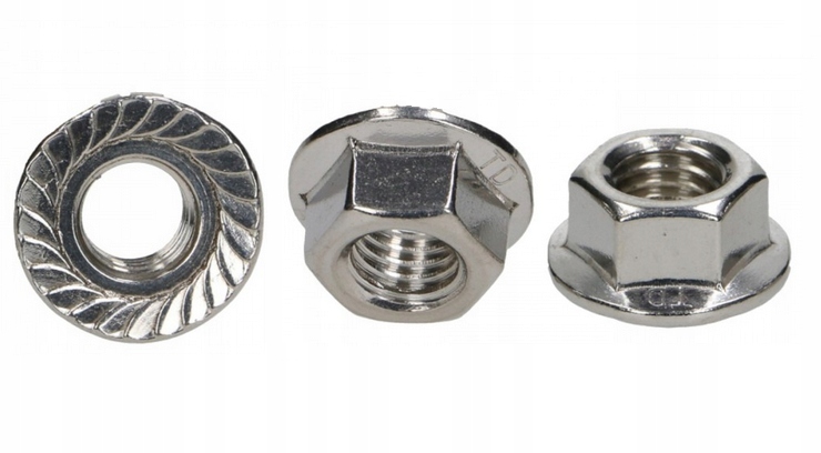 

Nakrętka kołnierzowa M8 Din 6923 inox A2 100 szt