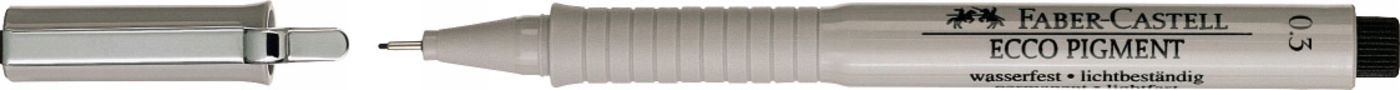 

Cienkopis kreślarski FaberCastell Ecco ,3mm czarny