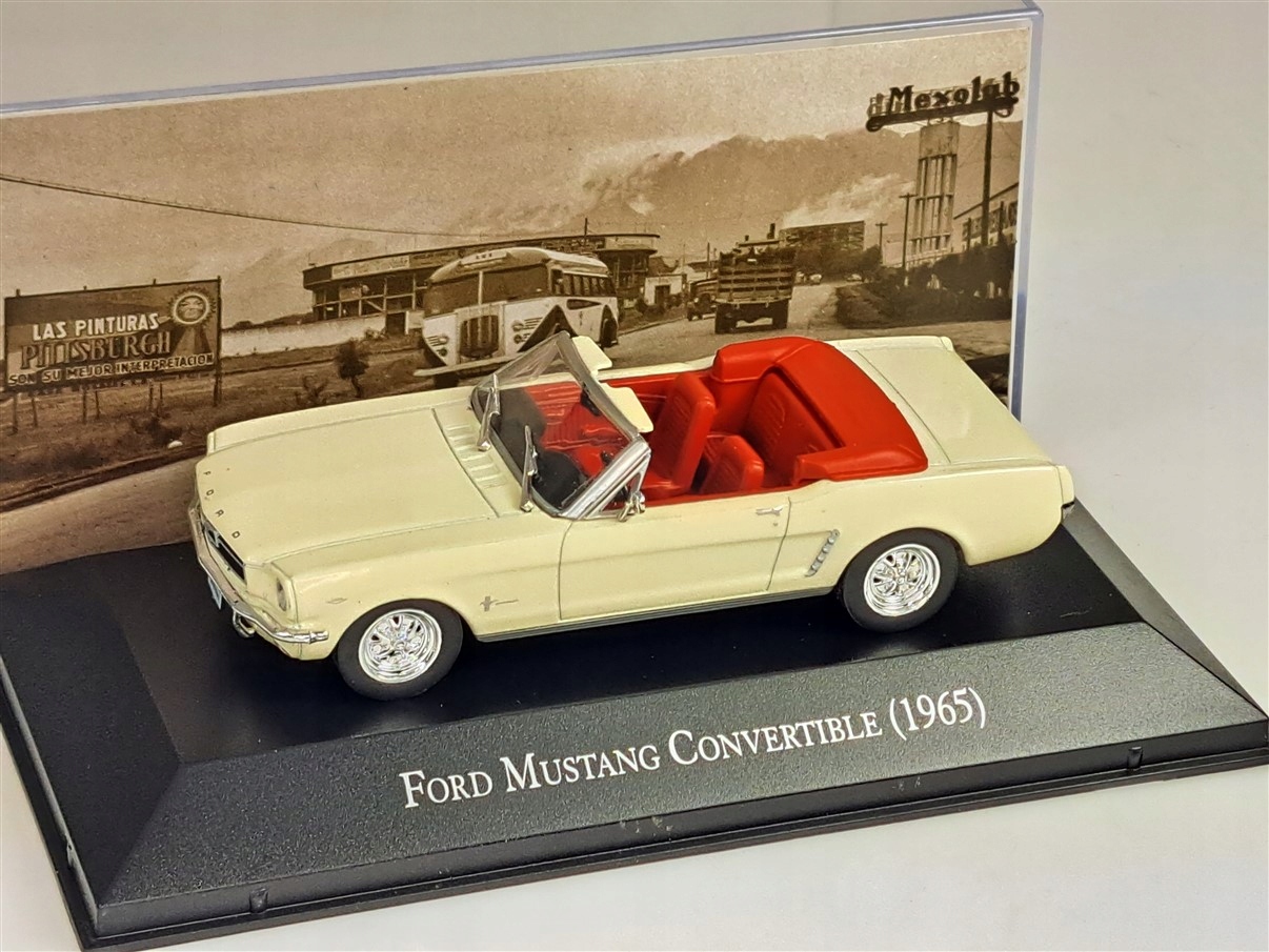 Altaya 1965 Ford Mustang Convertible Cream 1:43