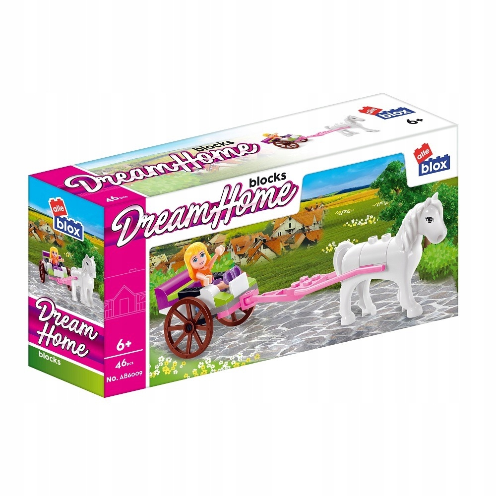 

Klocki Girl Alleblox Dorożka 46el