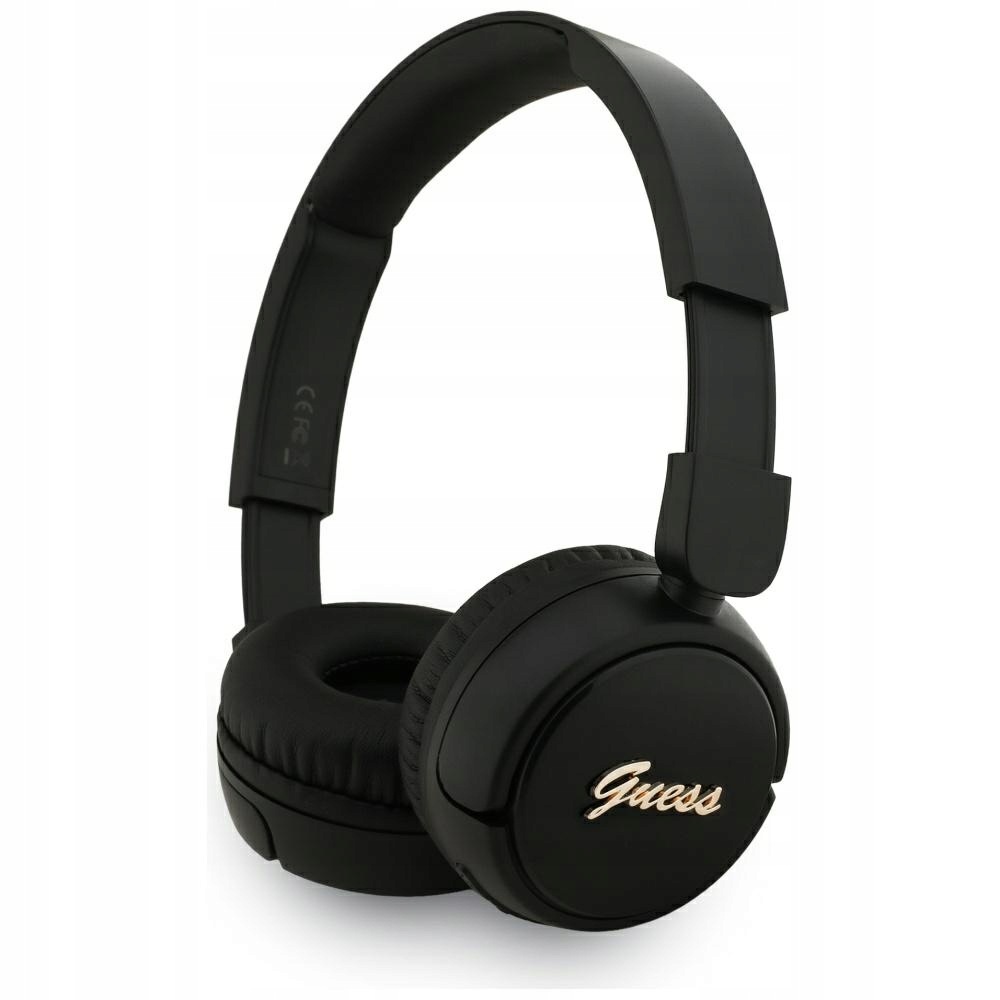 Sluchátka do uší Guess Bluetooth 5.3Metal Logo Script černá