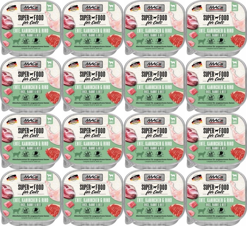 MAC's Cat šála Kachna, Králík, Vol. 16 x 100 g