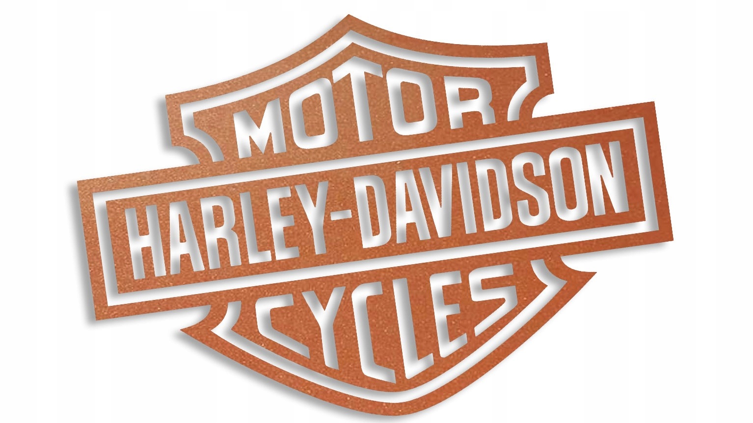 

Wycinana naklejka Harley Davidson miedziana