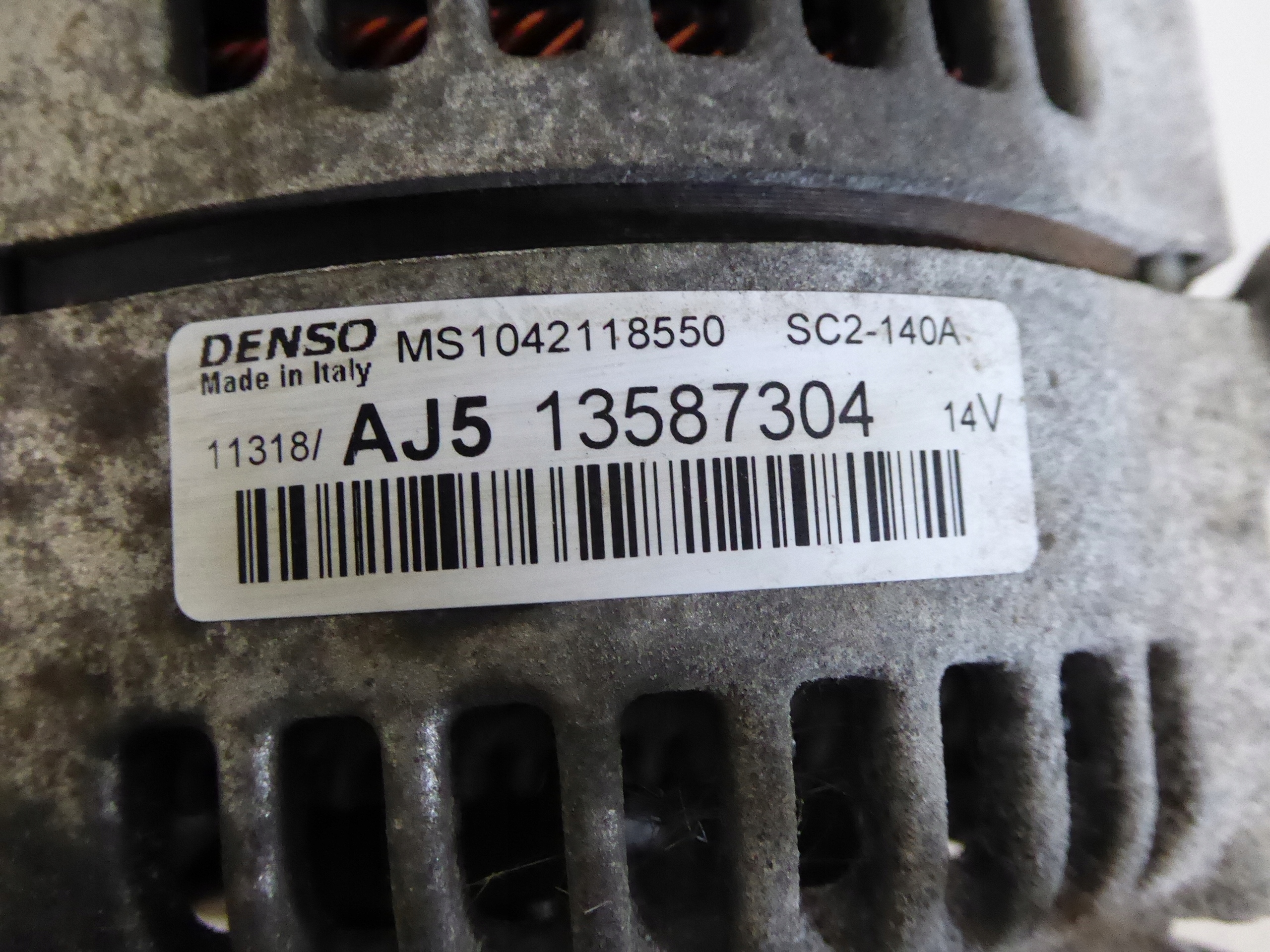 ALTERNATOR OPEL ASTRA K 1.6 TURBO