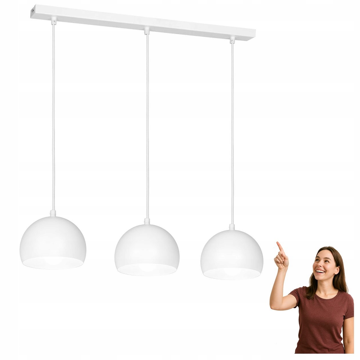 Trojitá závesná lampa na lište Sool 1212 Luminex