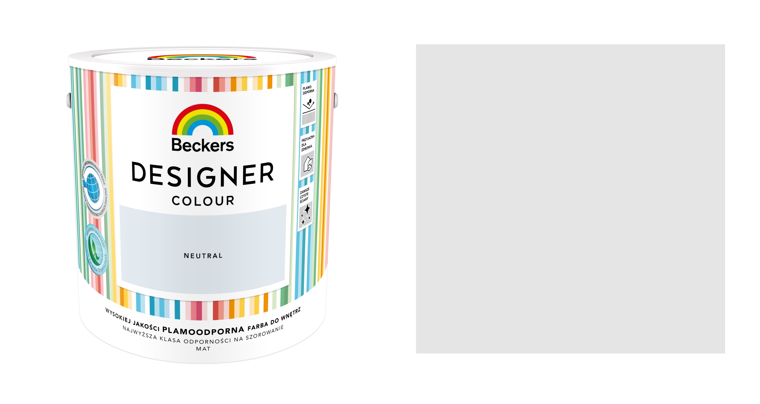 Beckers Designer Colour Neutral 2,5L Barva Latexová Matná