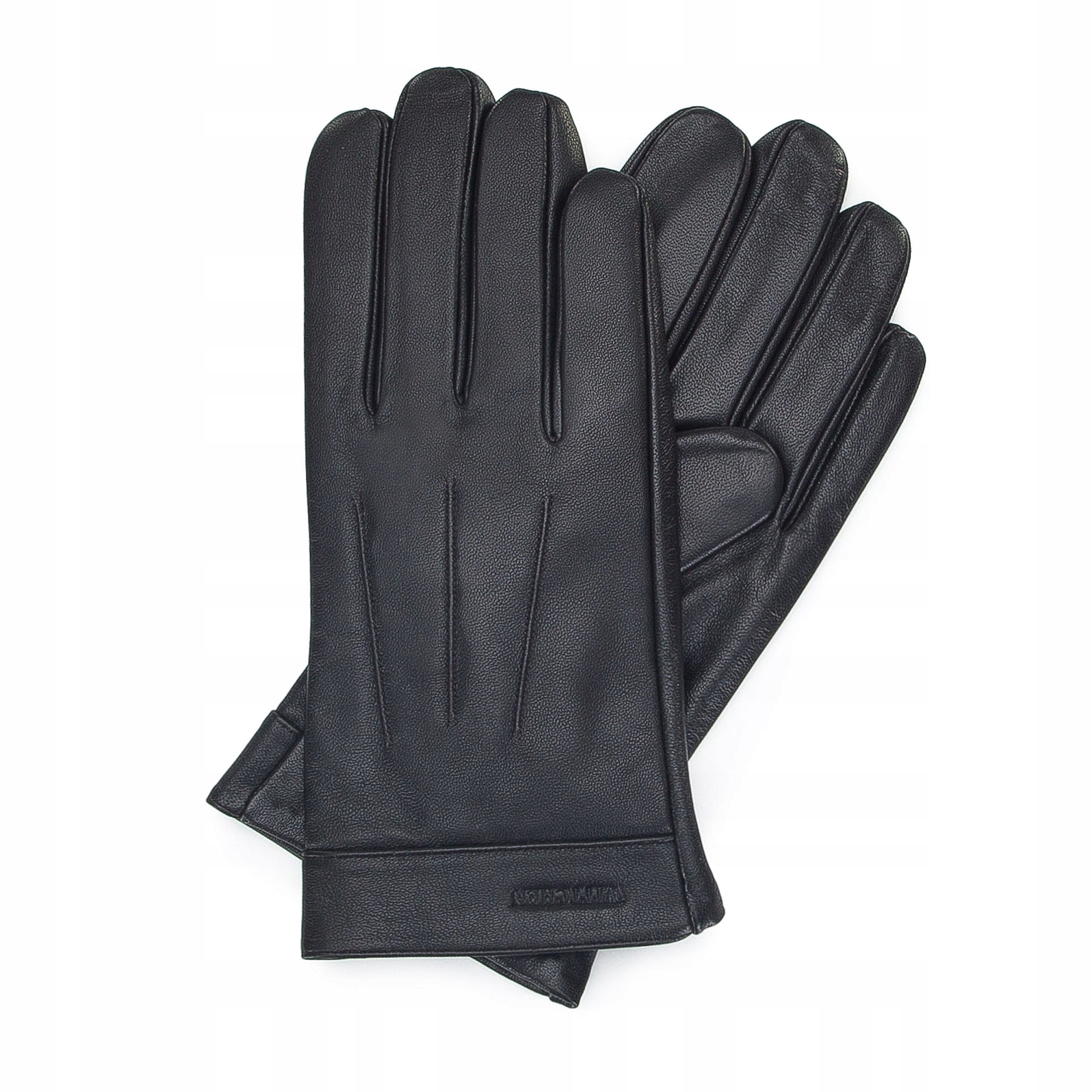 Pánské kožené zateplené rukavice Wittchen 44-6-717-BB S, Tmavě Hnědá