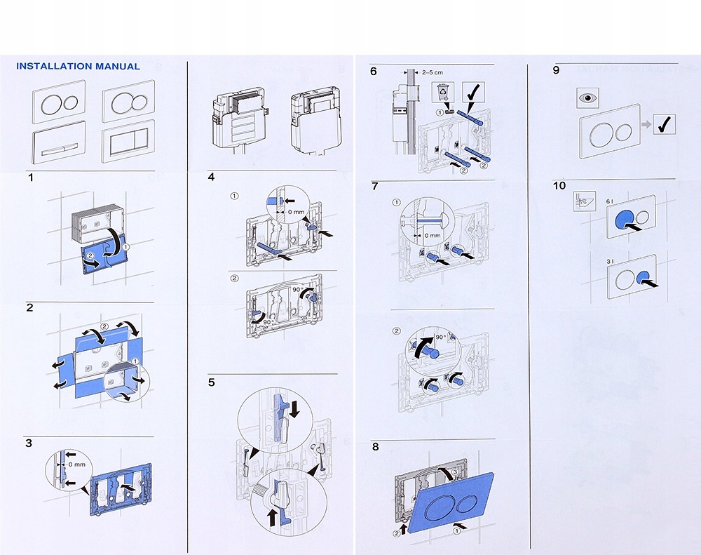 Przycisk spłukujący do WC Geberit Sigma S01-W Rodzaj do WC