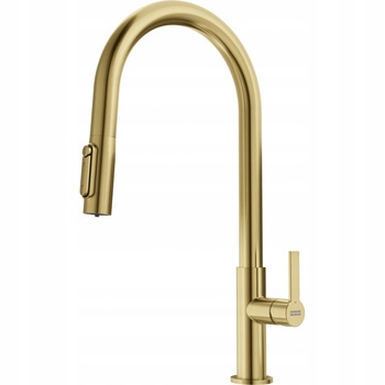 Franke Filtrační Kuchyňská Baterie Maris Slim Clear Water J Pull-out Zlatá