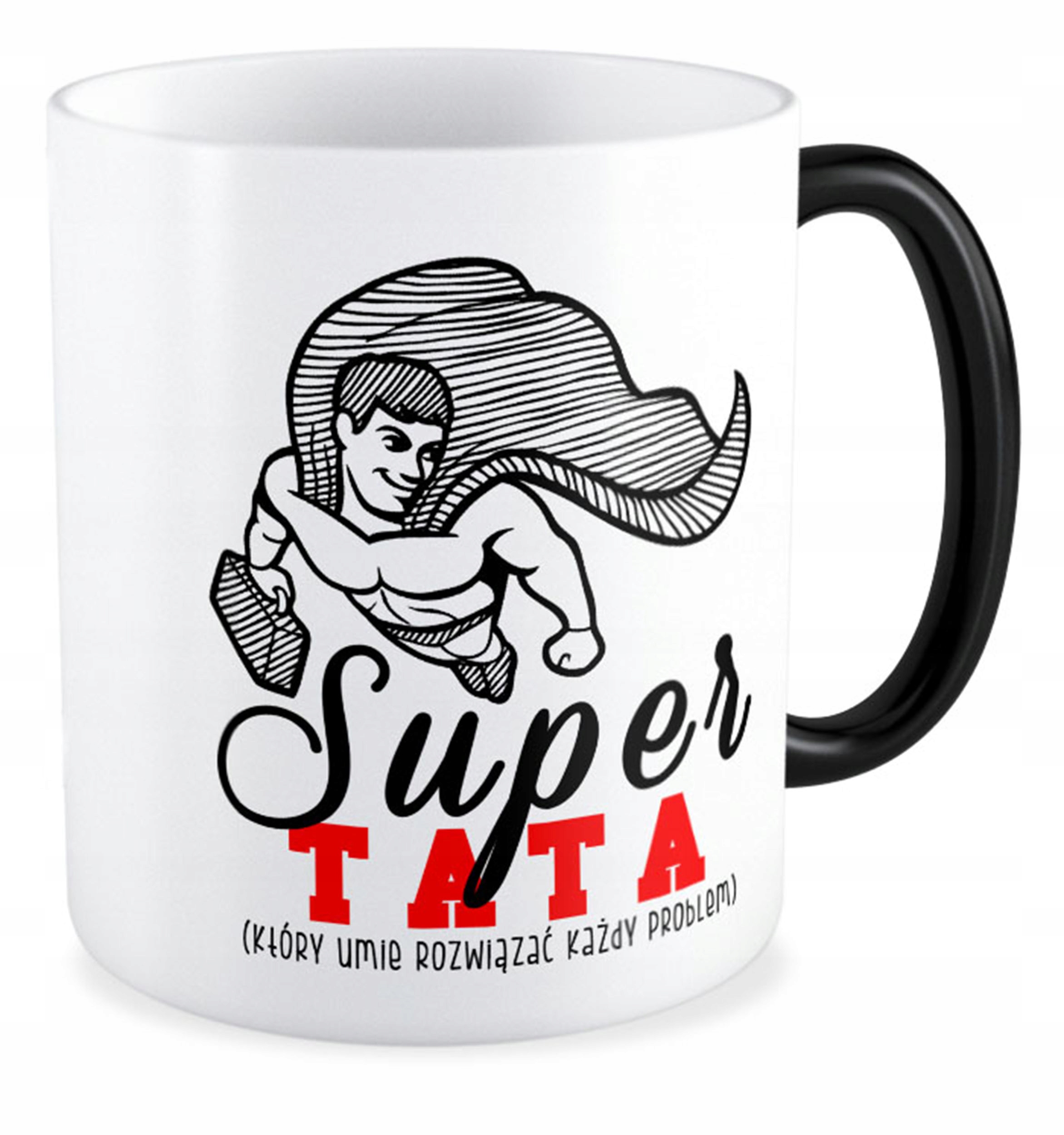 

Kubek magiczny prezent Dzień Ojca Taty Dużo Wzorów