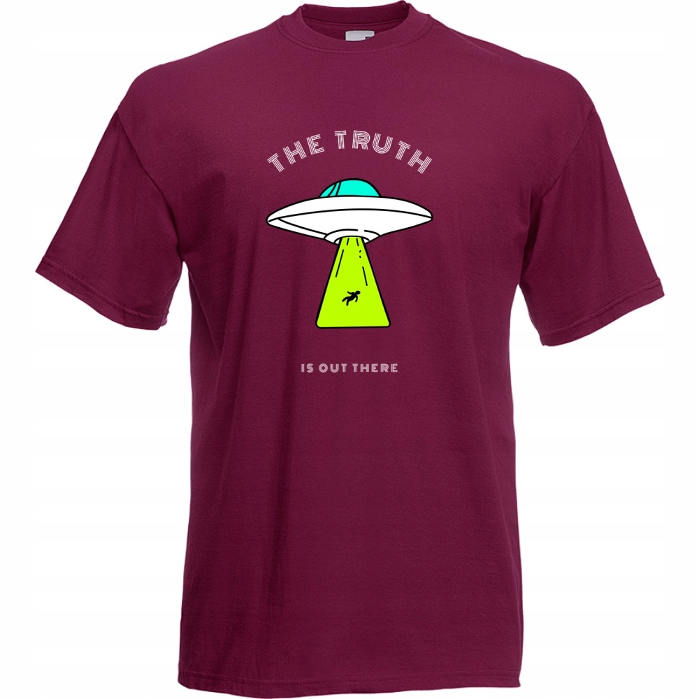 

Koszulka the truth is out there ufo S burgund