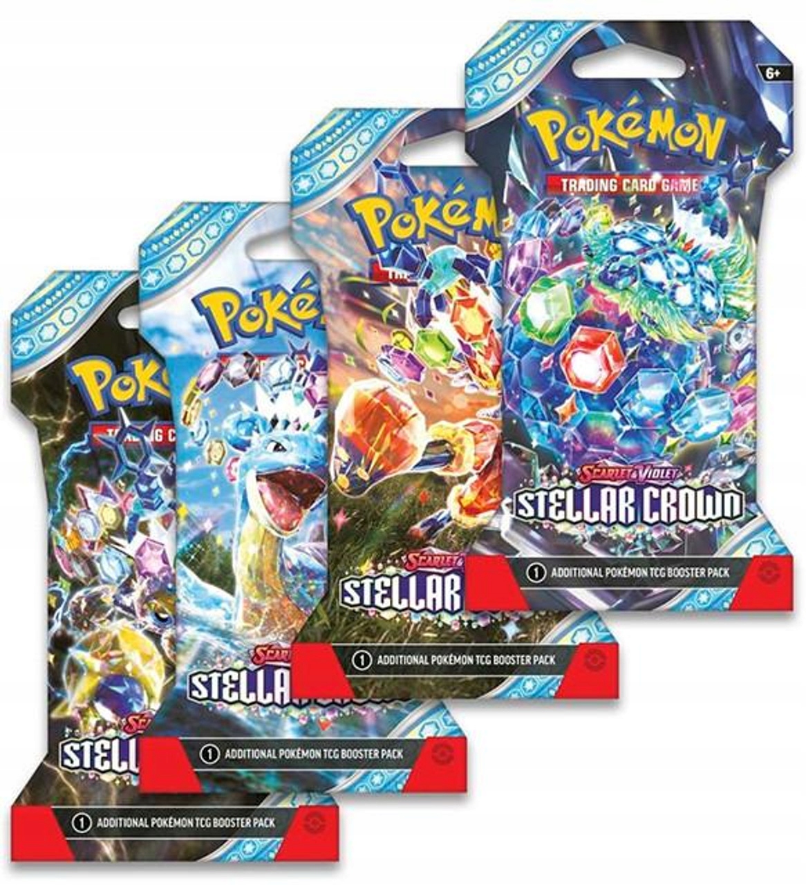 Karty Pokemon Tcg: S&v Stellar Crown Sleeved Booster Pack (1 Paczka)