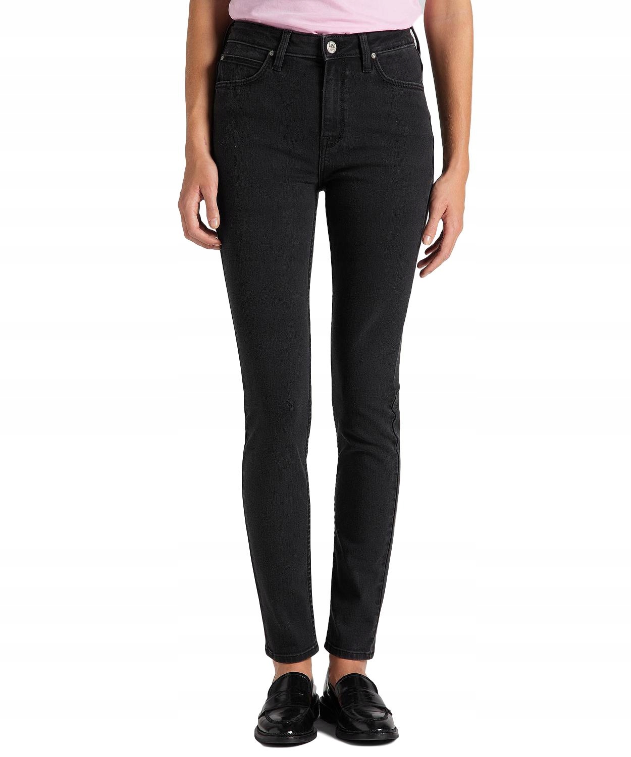 Džíny Lee Scarlett High L626SHMY Black 26/31