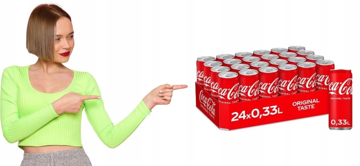 Levně Coca-cola 0,33 l plechovka 24ks