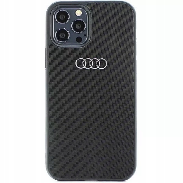 Etui Audi Carbon Fiber do Apple IPhone 12/12 Pro
