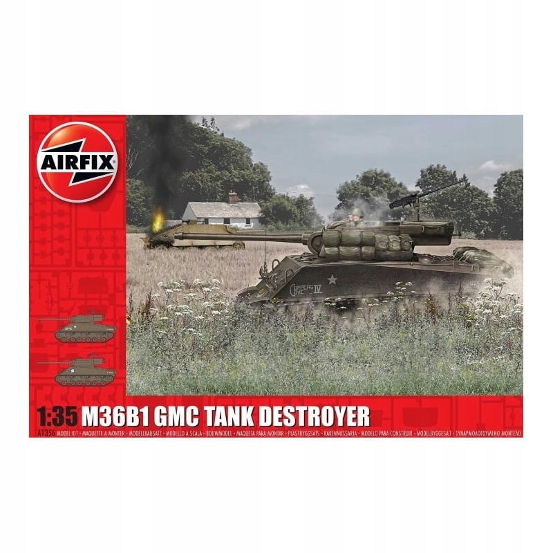 Airfix 01356 M36B1 Gmc (U.S.Army) Tank Scale 1/35 Hobby Plastic Kit New