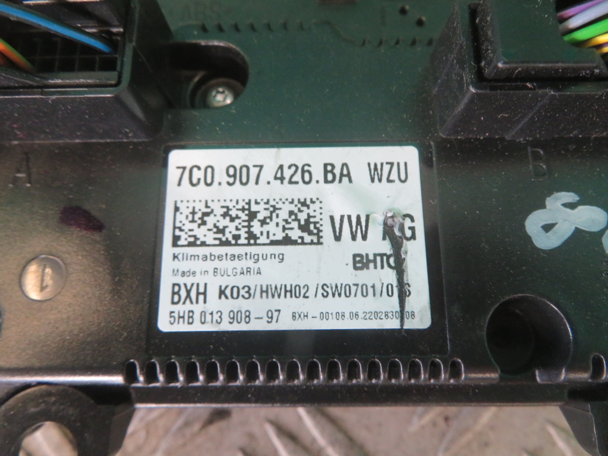 PANEL klími klimatizaci VW CRAFTER MAN TGE 22R 7C0.907.426.BA
