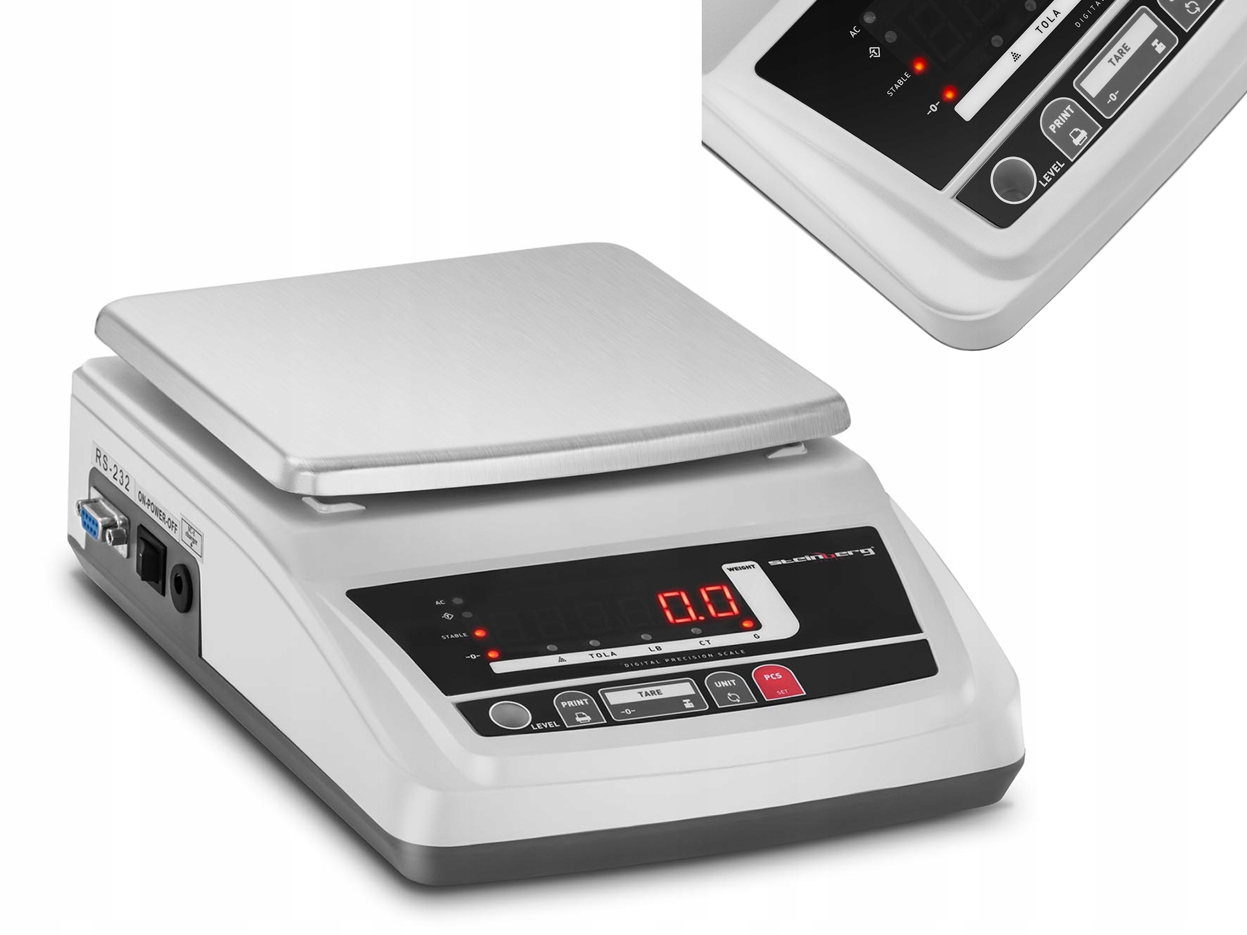 

Waga Laboratoryjna Precyzyjna 6000g 0,1g Przenośna