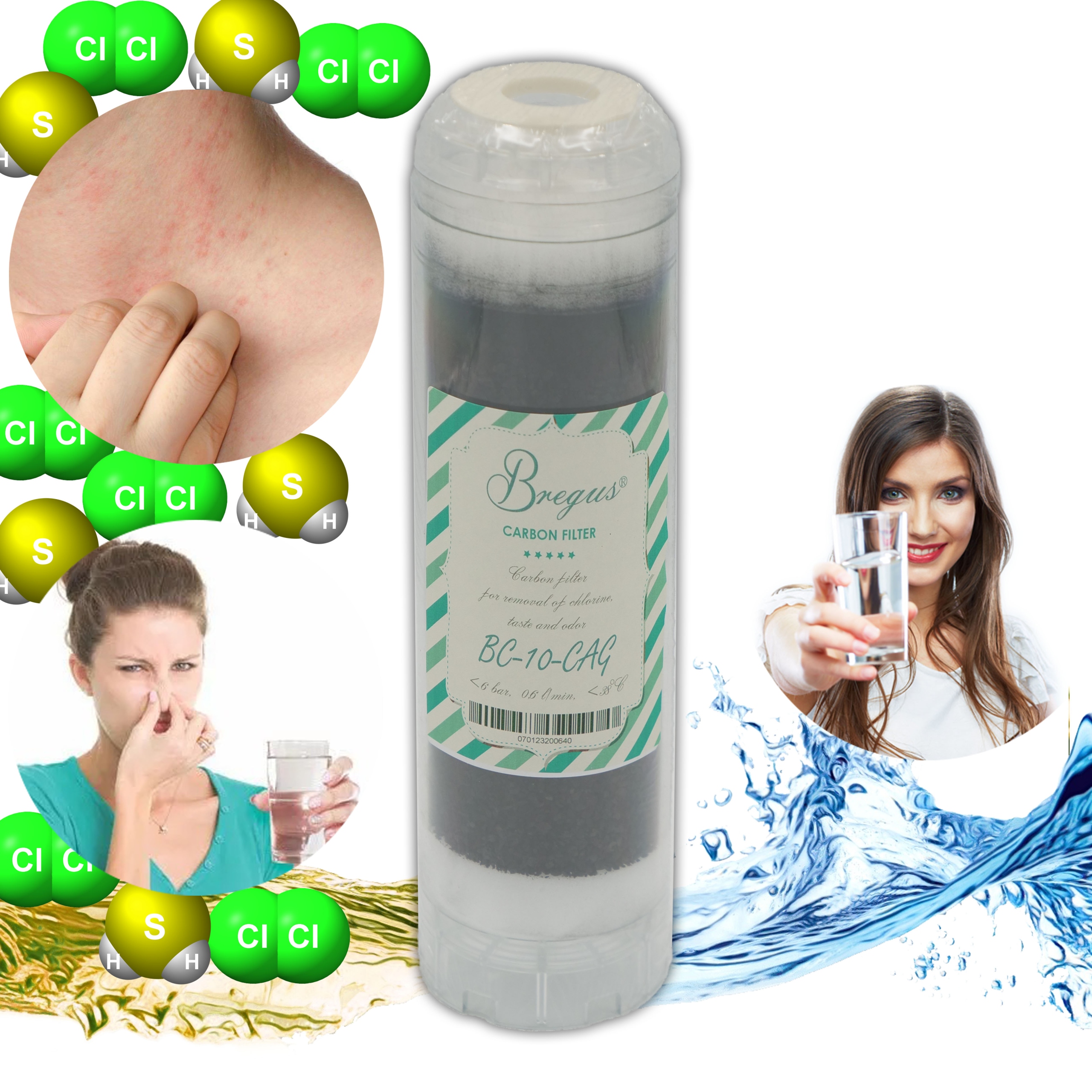 FILTR DO WODY WSTĘPNY NA CAŁY DOM 1'' 3-STOPNIOWY Model PQA-1T-PCGO