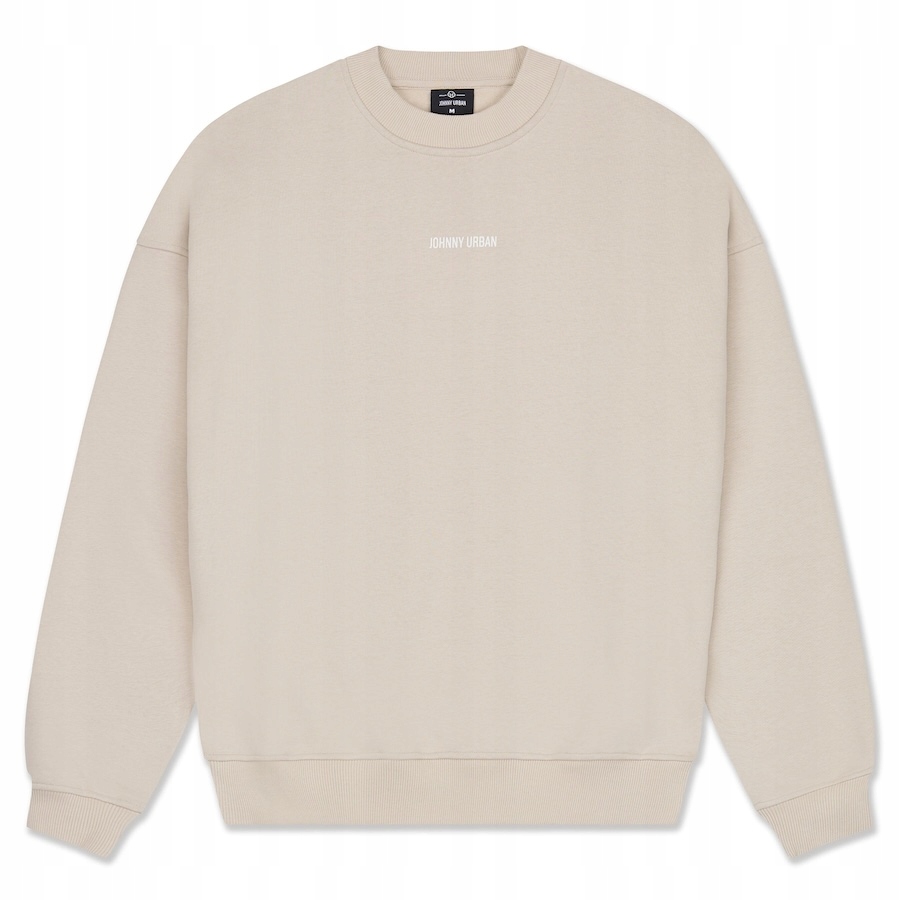 Oversize mikina Carter Print Johnny Urban Béžová S