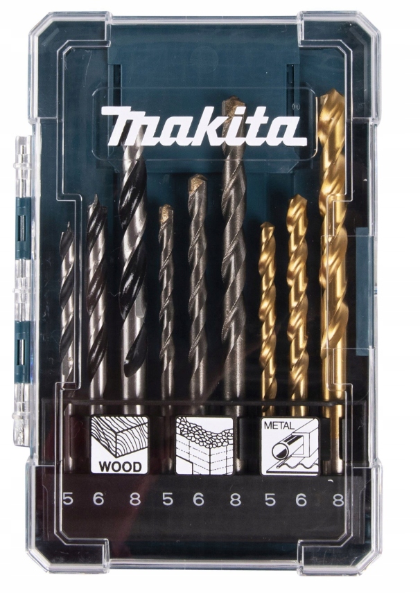 

Zestaw wierteł 9 sztuk Makita D-71962