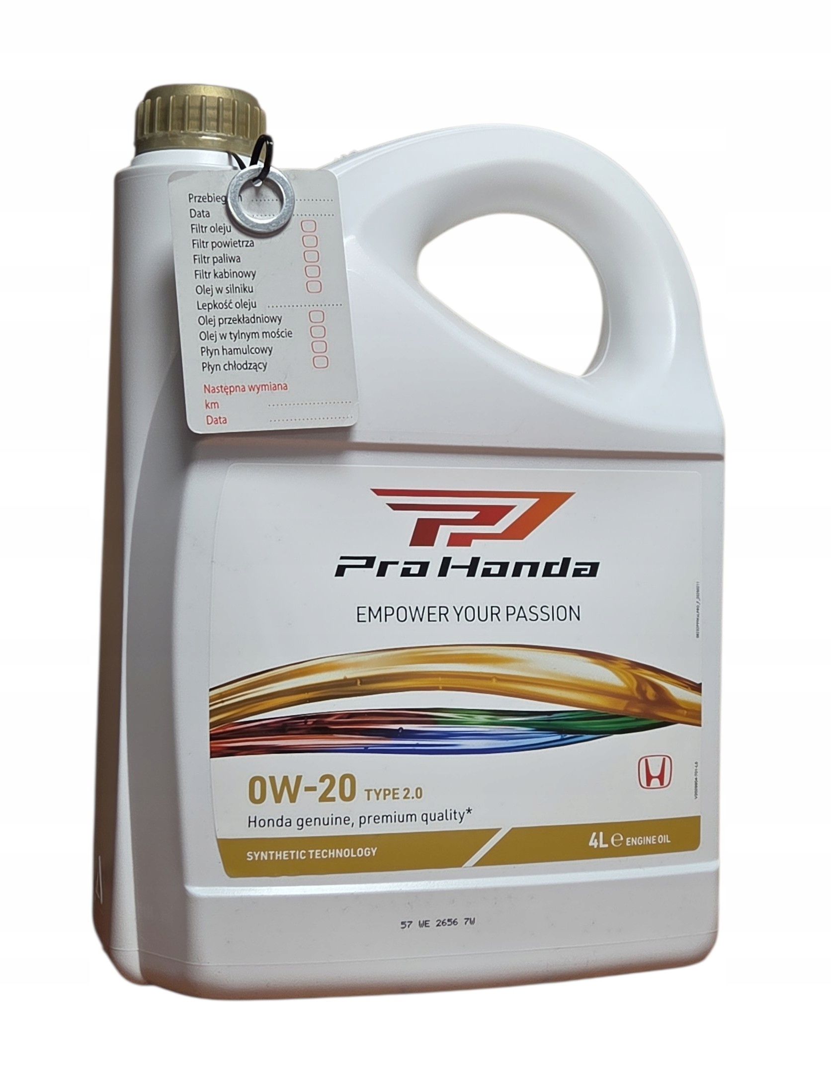 olej silnikowy Honda 0W20 type 2.0 4l 08232P99K4LPRO