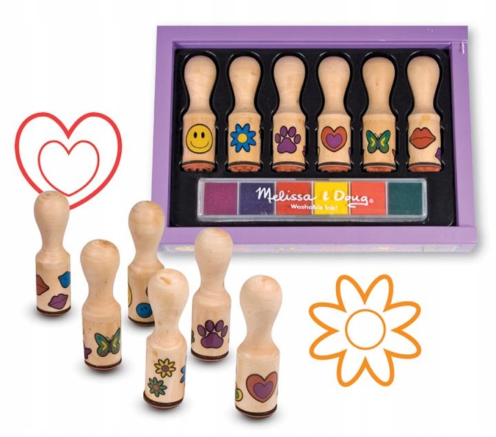 

Melissa & Doug Pieczątki 6 Wzorów 12407