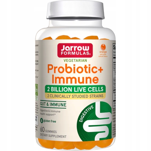 Probiotic + Immune 60 gélov s pomarančovou príchuťou Jarrow Formulas