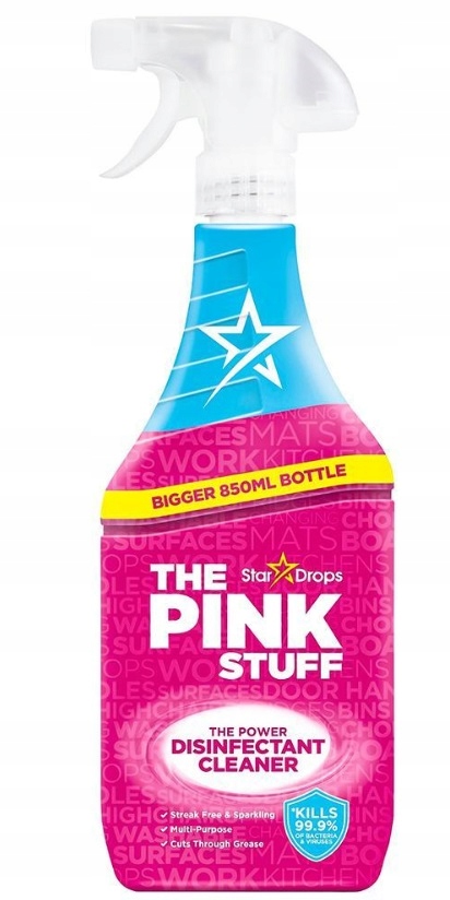 

1x 850ml The Pink Stuff Płyn do dezynfekcji spray
