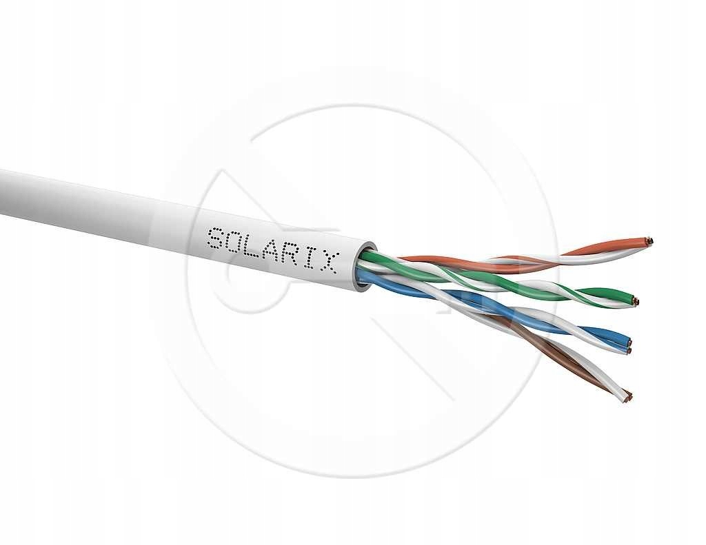 Instalační kabel Solarix CAT5E Utp Pvc Eca 305m/box SXKD-5E-UTP-PVC