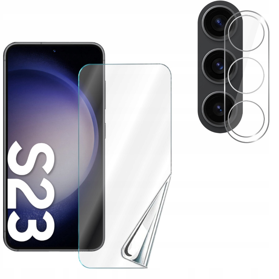 

Folia Hybryda Szkło Na Aparat Do Samsung S23