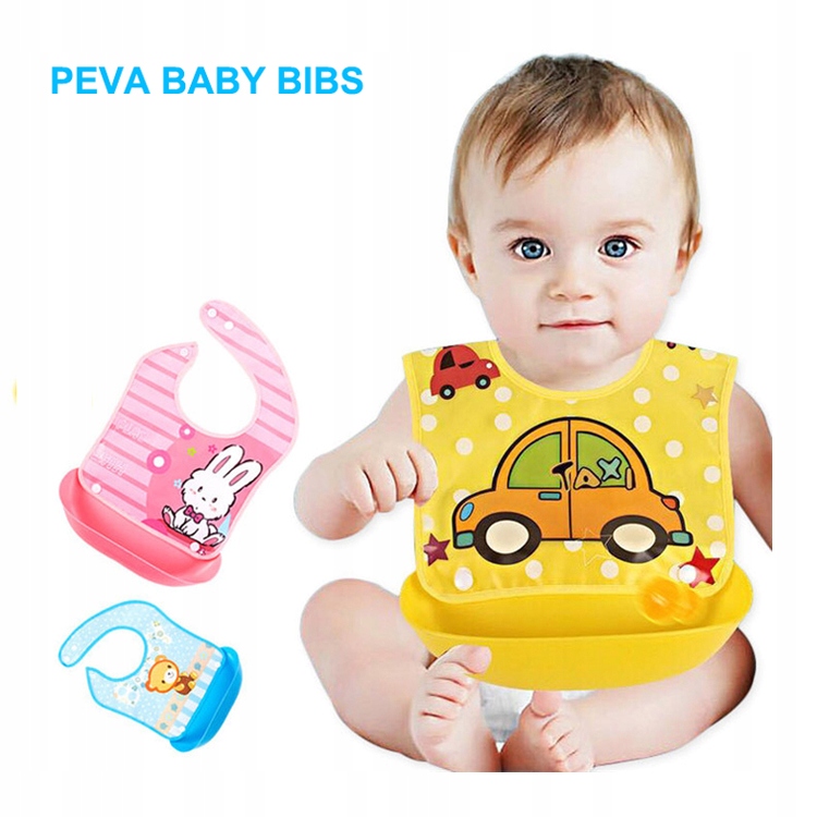 ŚLINIAKI WODOODPORNE Z ODPINANĄ MISECZKĄ Rodzaj materiałowy