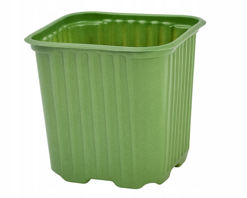 Štvorcový výrobný kvetináč 8x8/8 cm 0,28 l, mäkký, odolný, 2200 ks