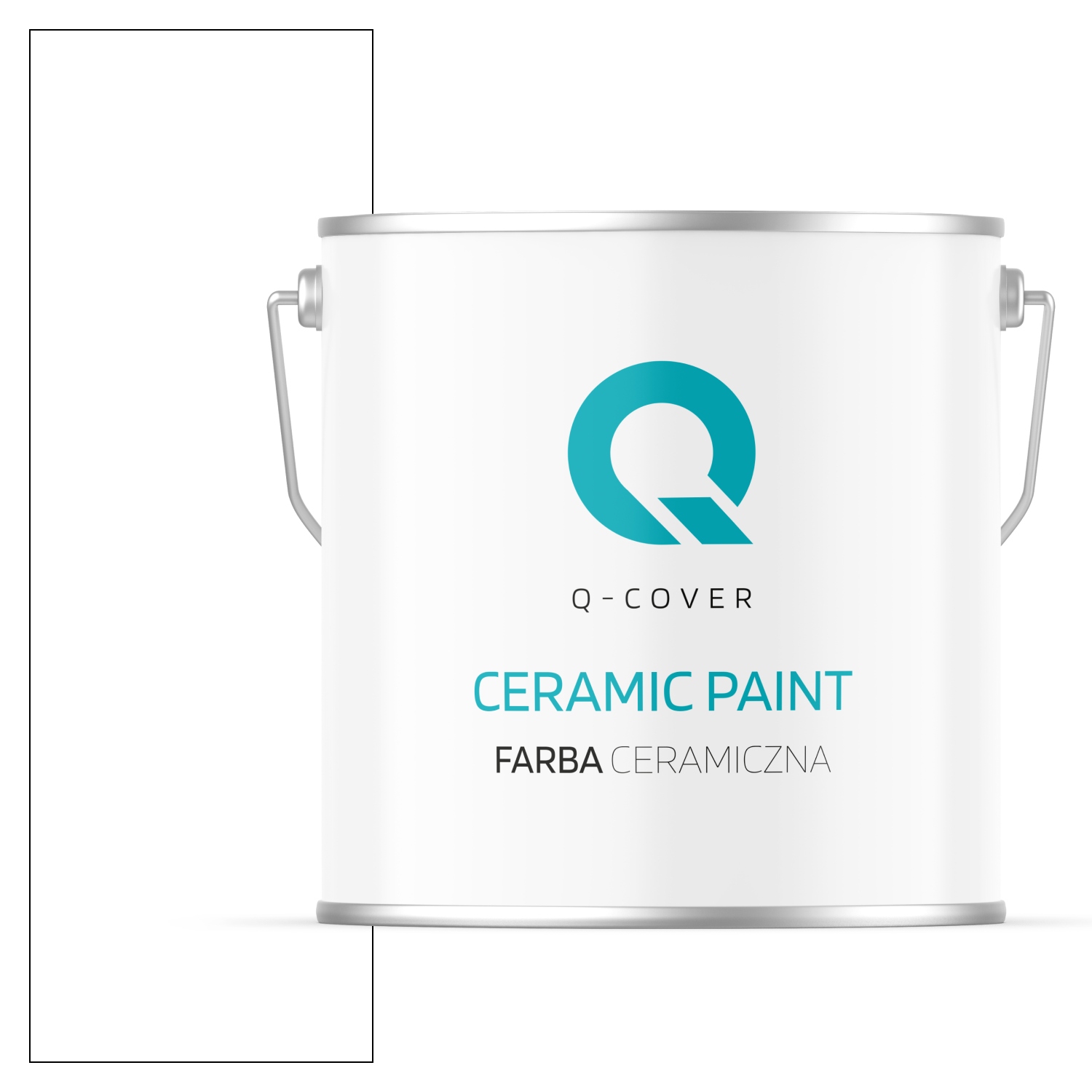 Keramická Farba Ceramic 5L Hlboká Matná Snežná Biela Farba Biela