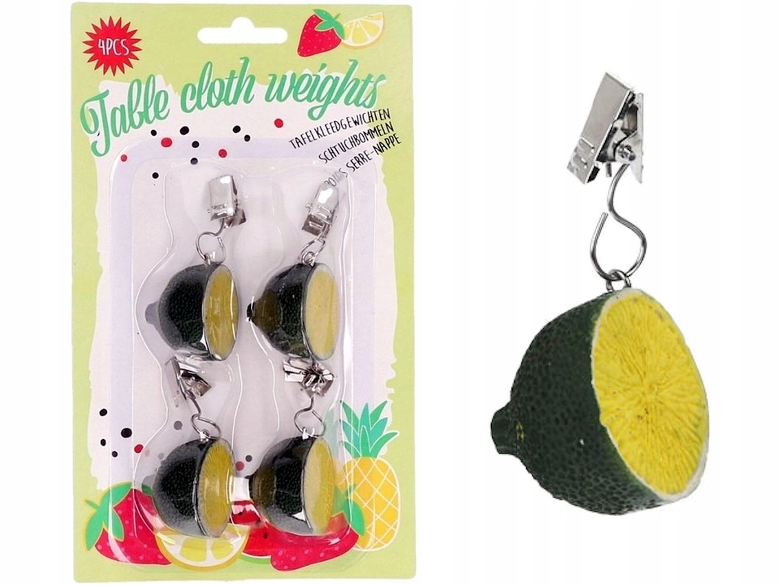 

Cytryna Obciążniki ciężarki Do Obrusu Stołu 4szt