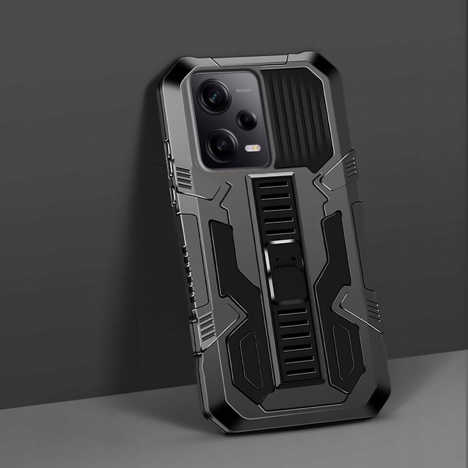 ETUI DO XIAOMI REDMI NOTE 12 / 12 4G PANCERNE PODSTAWKA MOCNE ARMOR + SZKŁO Materiał inny