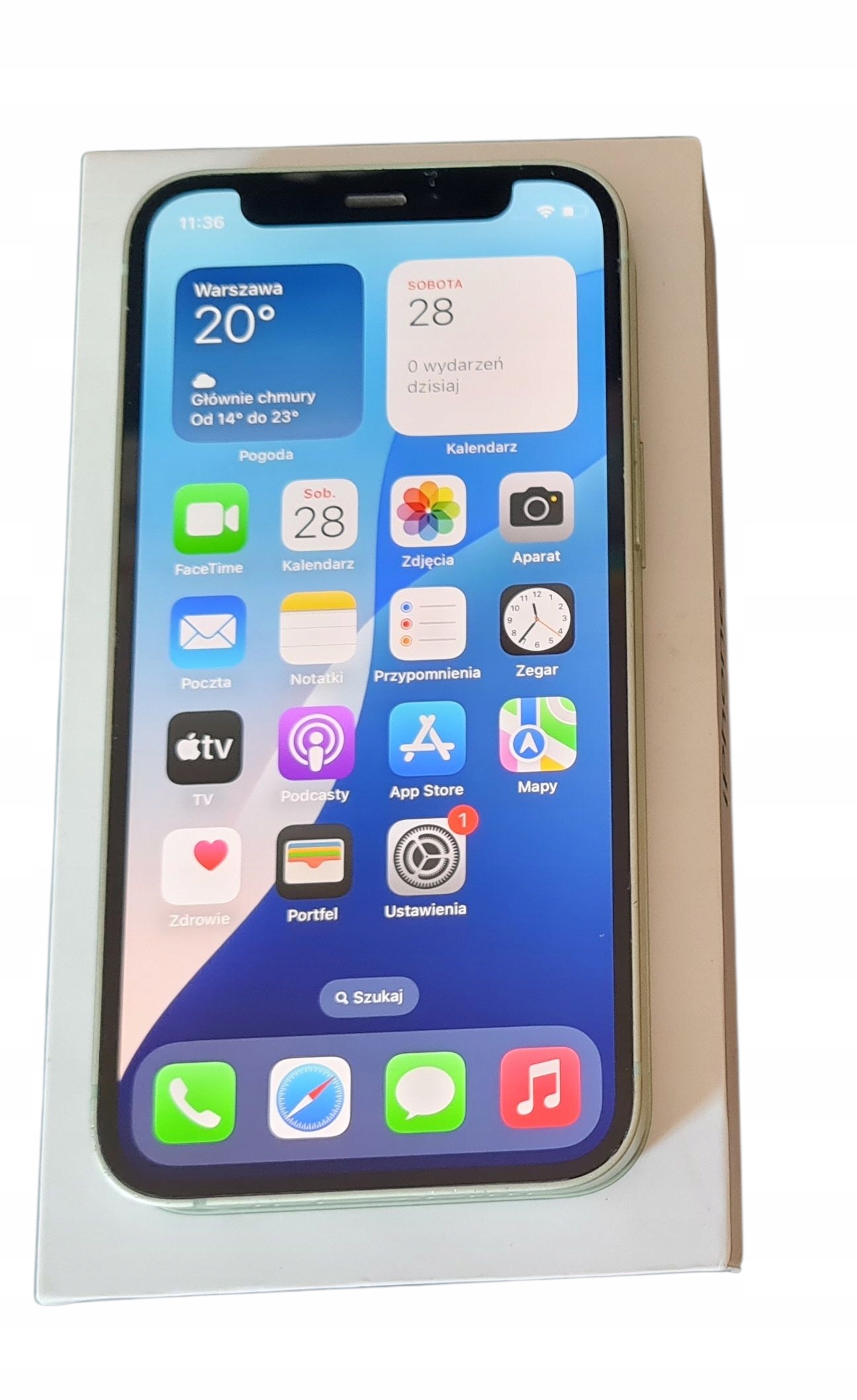 iPhone 12mini ★128GB ( BAT 100% ) iPhone 12 MINI 128GB BAT 100% + etui - Sklep, Opinie, Cena w