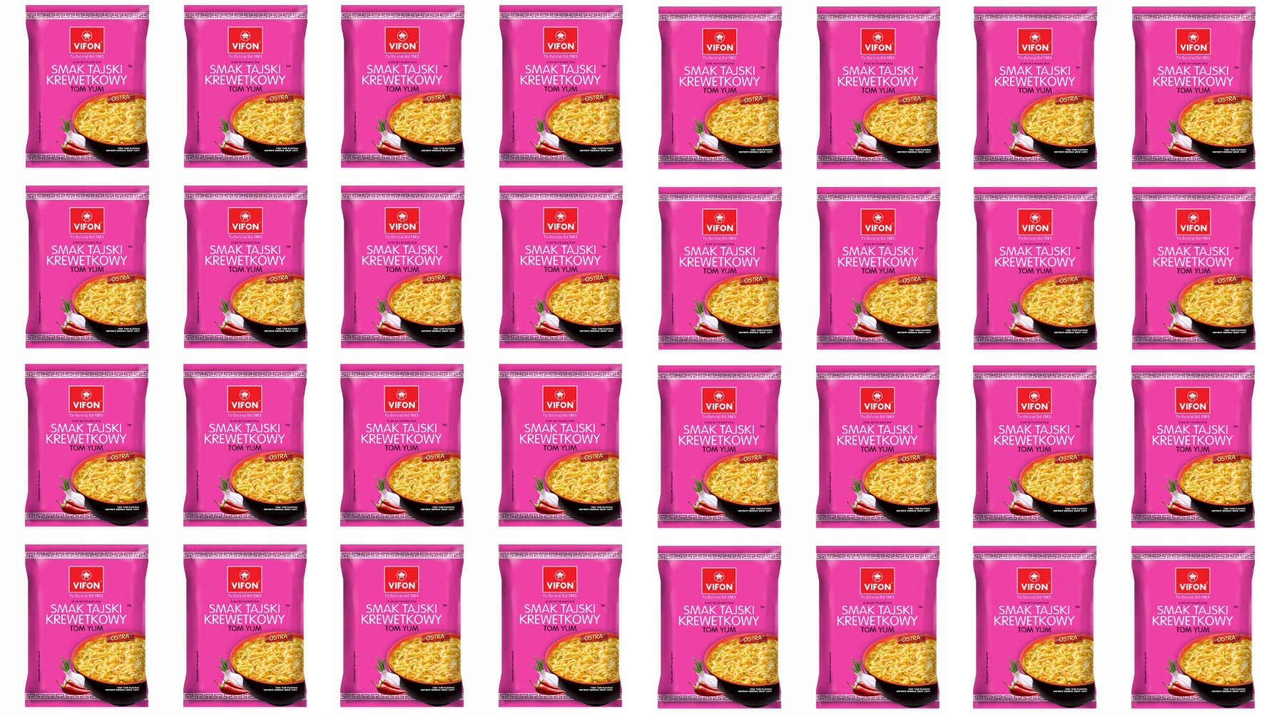 Levně 24 x 70 g Vifon Thajská krevetová polévka Tom Yum Karton