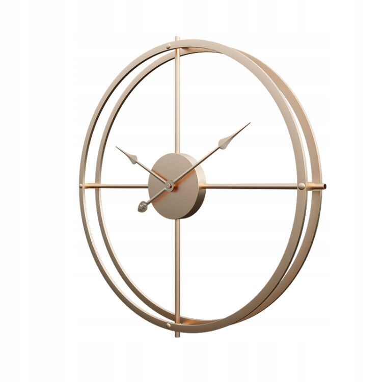 Dizajnové nástenné hodiny Lux Gold 40cm