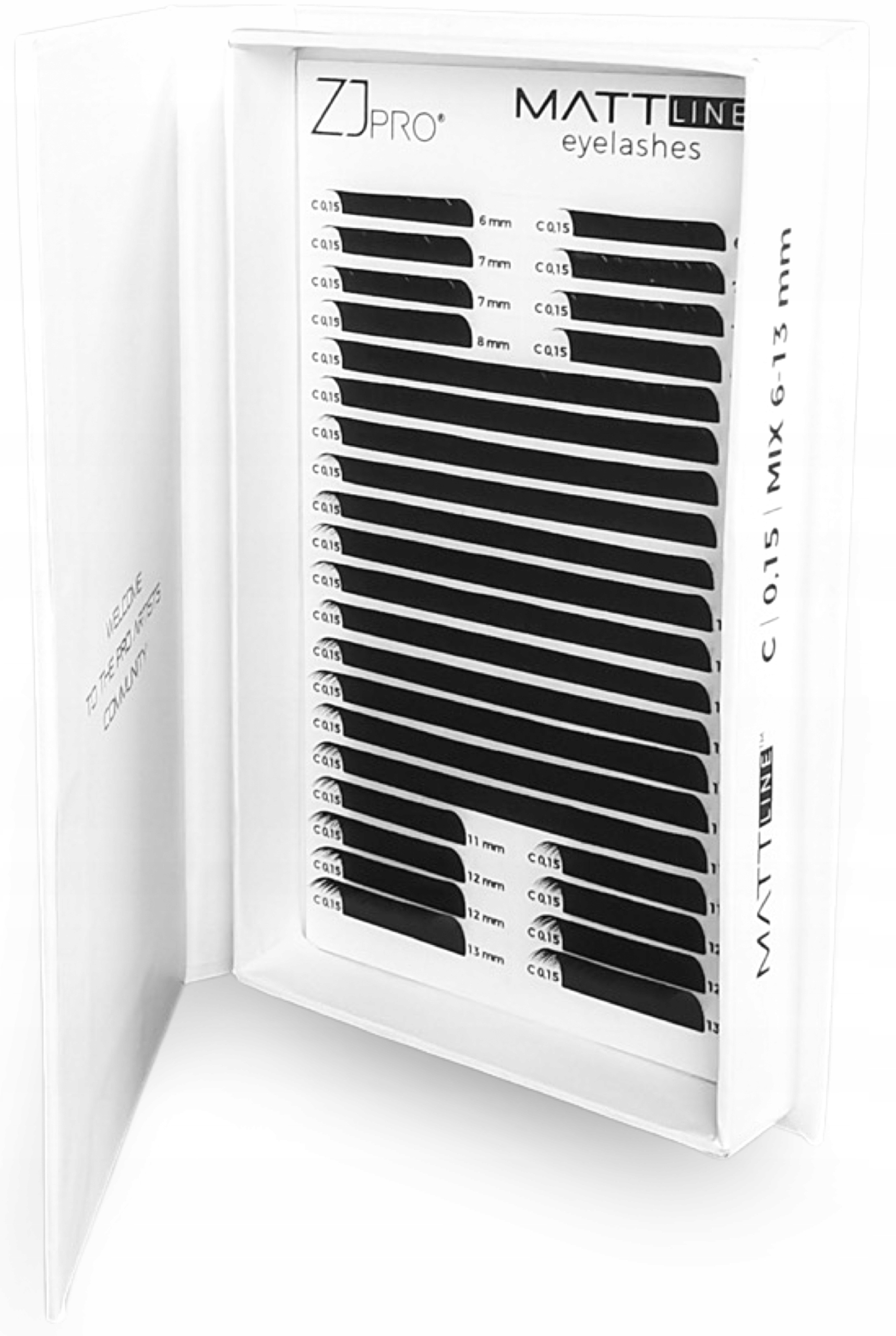 

ZJPro Rzęsy MATTline eyelashes D 0,07 MIX Zj Pro