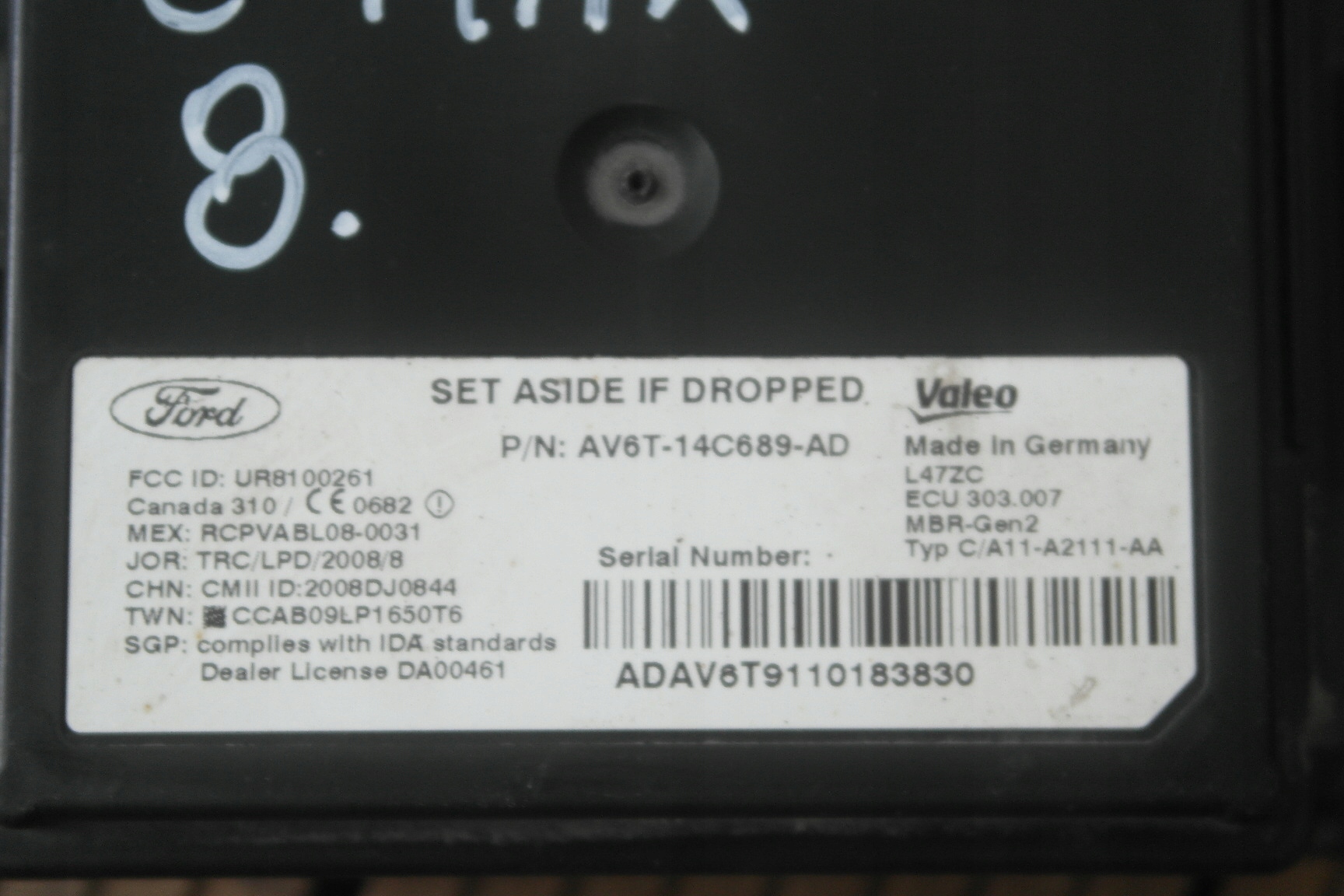 FORD C-MAX MK2 10-18 modulo BLIS MARTWEGO POLA AV6T-14C689-AD OE