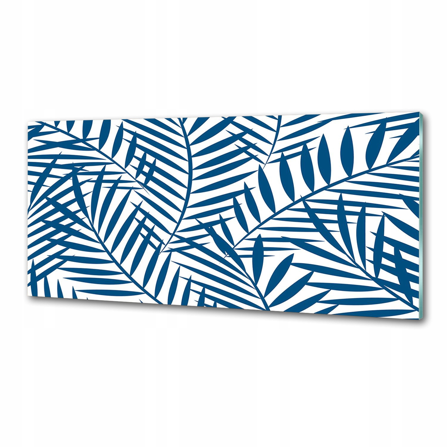 Panel dekor sklo Listy palmy 125x50 cm Lepidlo