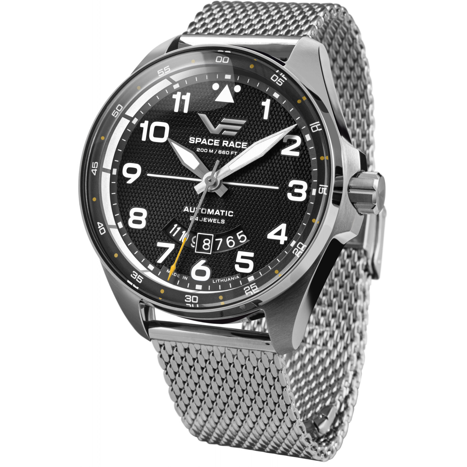 Pánské Hodinky Vostok Europe NH35A-325A745B stříbrný náramek