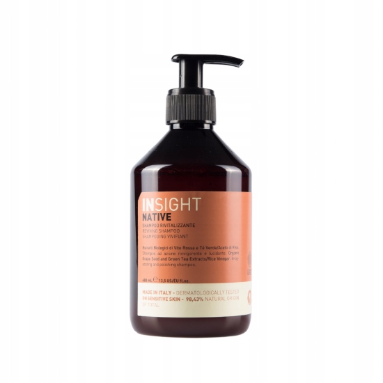 Insight Native Reviving Šampón vyživujúci a rozjasňujúci vlasy 400ml