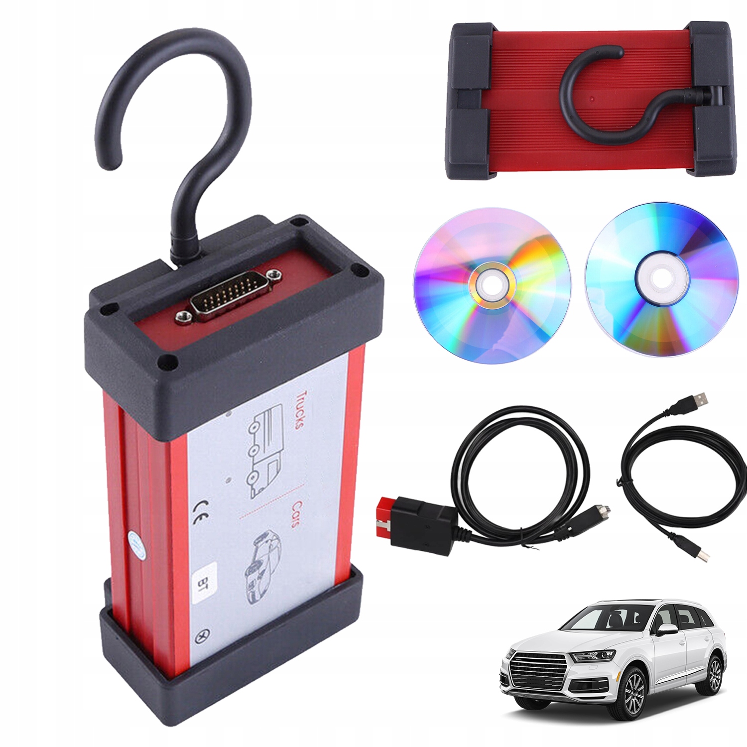 OBD2 Diagnostický Tester Se Připojuje K Vozidlům A Počítačům