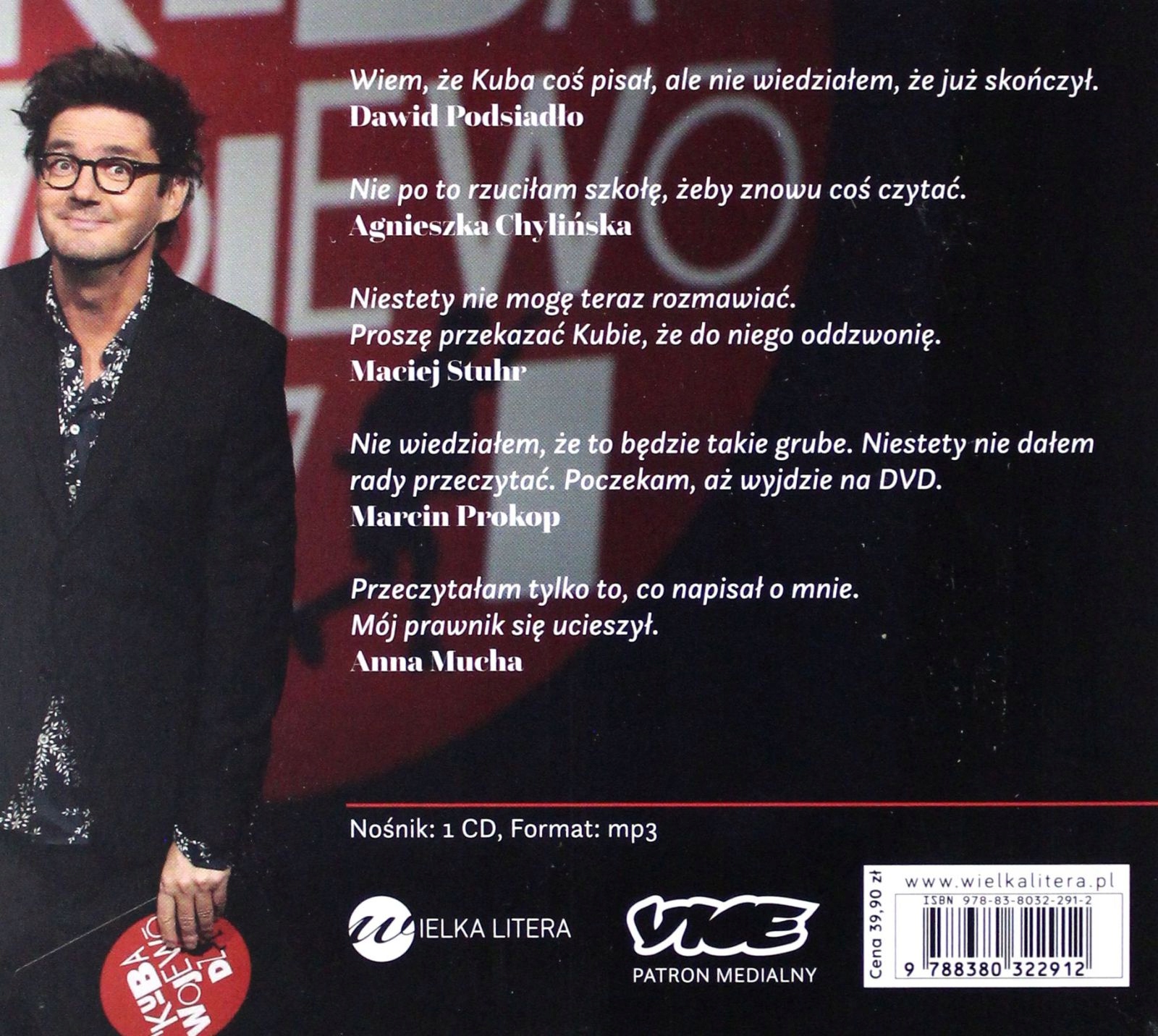 KUBA WOJEWÓDZKI NIEAUTORYZOWANA AUTOBIOGRAFIA - KUBA WOJEWÓDZKI [AUDIOBOOK] Stan opakowania oryginalne