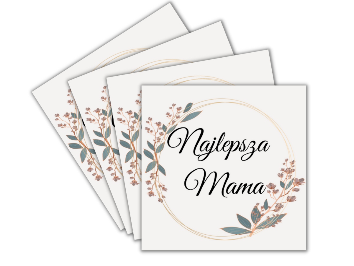 

Naklejki na świece Diy dla mamy Najlepsza Mama
