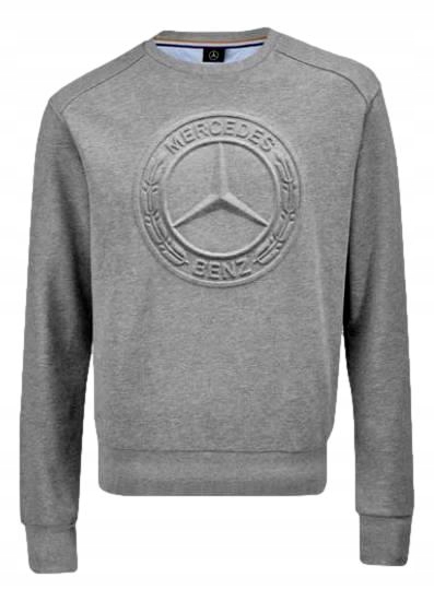 Mercedes Šedá mikina s dlhým rukávom unisex veľkosť L